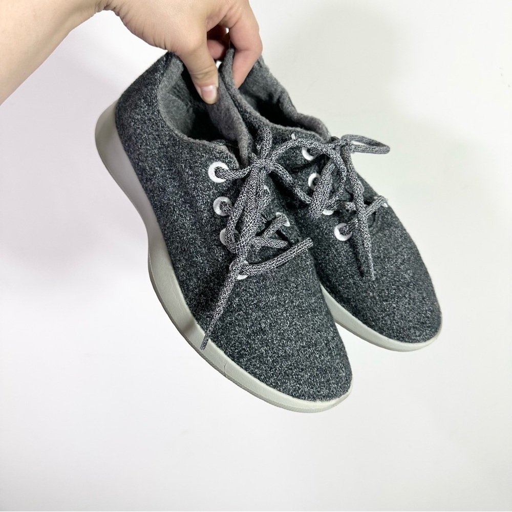 Allbirds Wool Runners Marled Gray Merino Wool Athletic Shoes